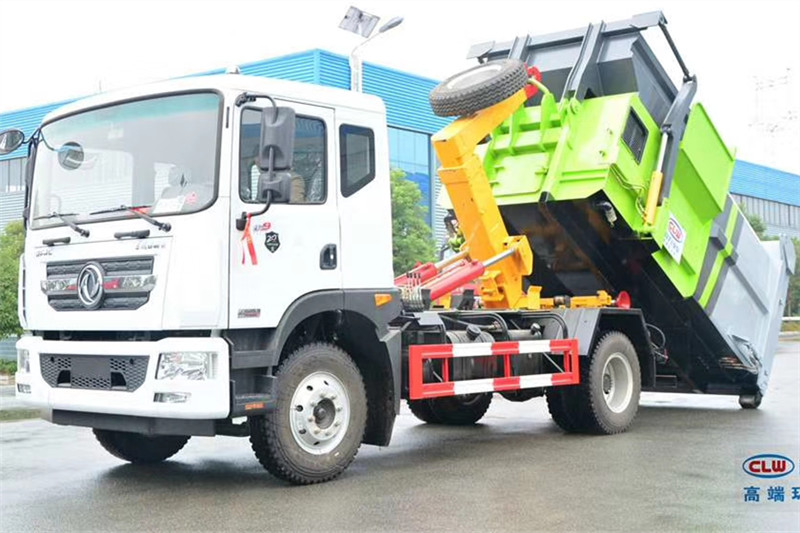 國六東風D9套臂垃圾車